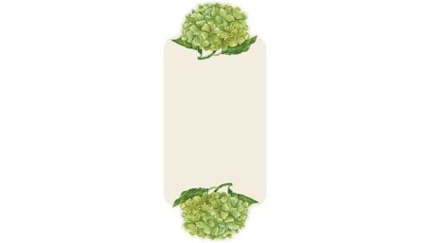 Hydrangea Table Card