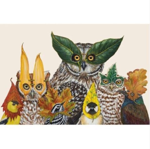 Fall Masquerade Placemat - Pad of 24 Sheets