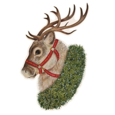 Die-cut Reindeer Placemat - 12 Sheets