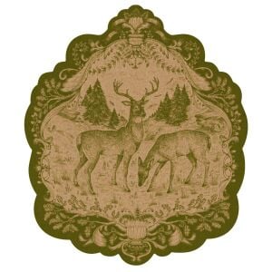 Die-cut Moss Fable Fauna Placemat - 12 Sheets