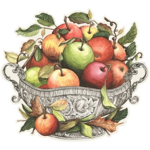 Die-cut Apple Arrangement Placemat -12 Sheets