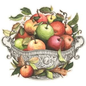 Die-cut Apple Arrangement Placemat -12 Sheets