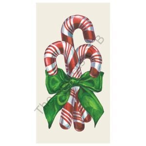 Candy Cane Misafir Peçetesi 16li Paket