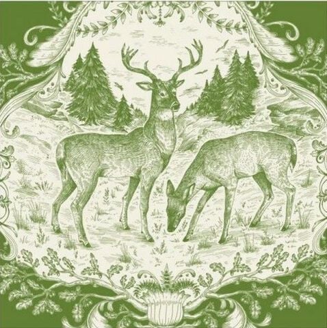 Fable Toile Cocktail Napkin - Pack of 20