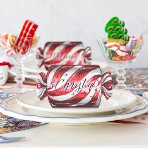 Christmas Candy Place Card - Pack of