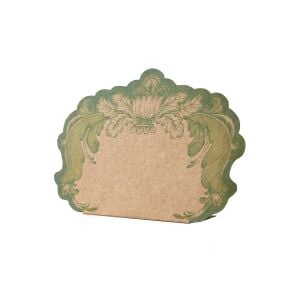 Moss Fable Toile Place Card - Pack of 12