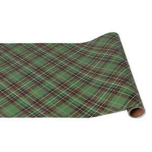 Green Plaid Runner - 20'' x 25'