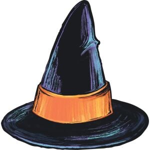 Witch Hat Masa Dekoru 12li Paket