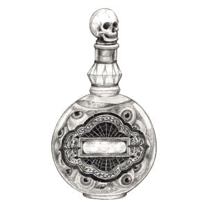 Poison Bottle Table Accent - Pack of 12