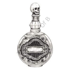 Poison Bottle Masa Dekoru 12li Paket