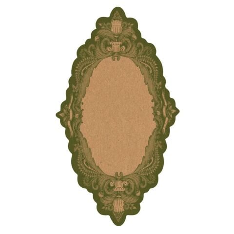 Moss Fable Toile Table Card - Pack of 1