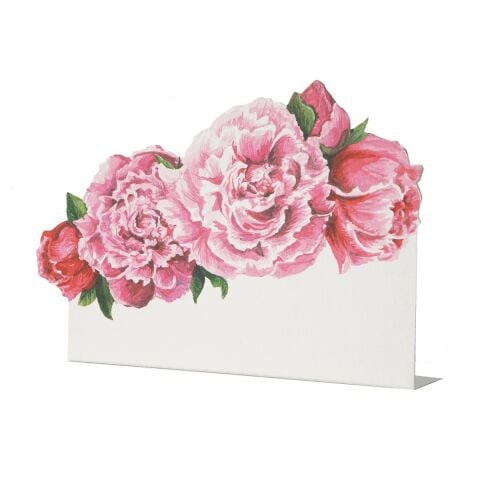 Peony Place Card - Pack Of 12