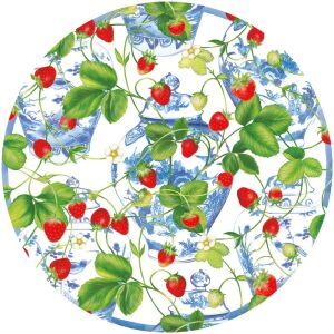 Strawberries and Cream Die Cut Placemat