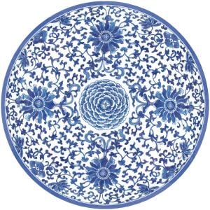 Indigo Garden Blue/White Die Cut Placemat