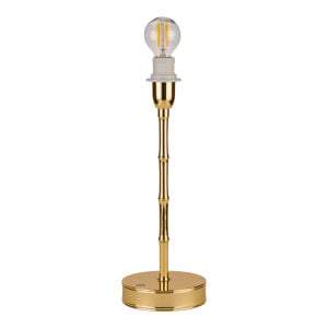 Bambu Desenli Gold Çelik Lamba Ayağı