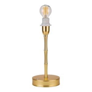 Bamboo LED Lamp Base in a refined gold finish