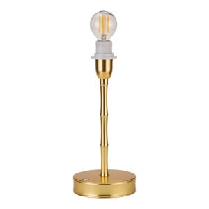 Bambu Desenli Gold Çelik Lamba Ayağı