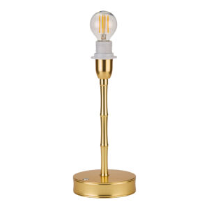Bambu Desenli Gold Çelik Lamba Ayağı