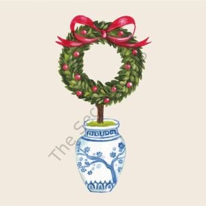 Holiday Topiary Kokteyl Peçetesi