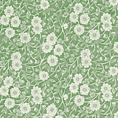 Green Calico Cocktail Napkin - Pack Of 20