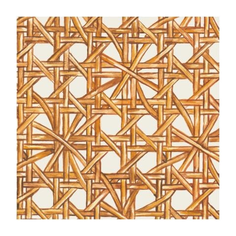 Rattan Weave Cocktail Napkin - Pack Of 20