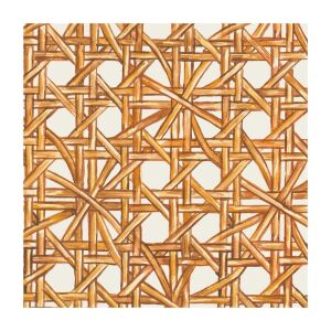 Rattan Weave Cocktail Napkin - Pack Of 20