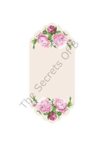 Peony Masa Kartı 12li Paket