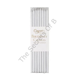 Silver Ince Doğum Günü Mumları