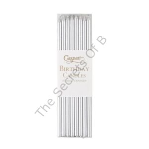 Silver Ince Doğum Günü Mumları