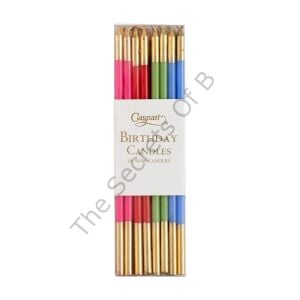 İnce Doğum Günü Mumu in Mixed Brights 16li Paket Paket