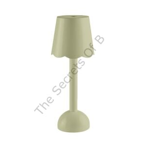 Scallop Adaçayı Yeşili Lake Şarjlı LED Masa Lambası