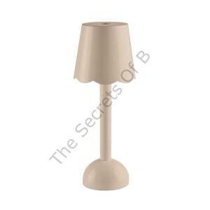 Scallop Kapuçino Lake Şarjlı LED Masa Lambası