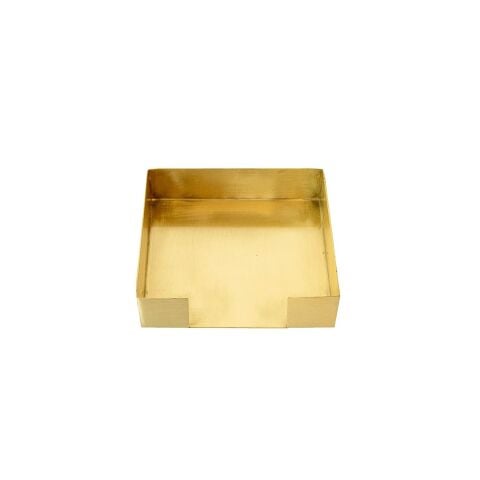 Cocktail Napkin Holder Brass