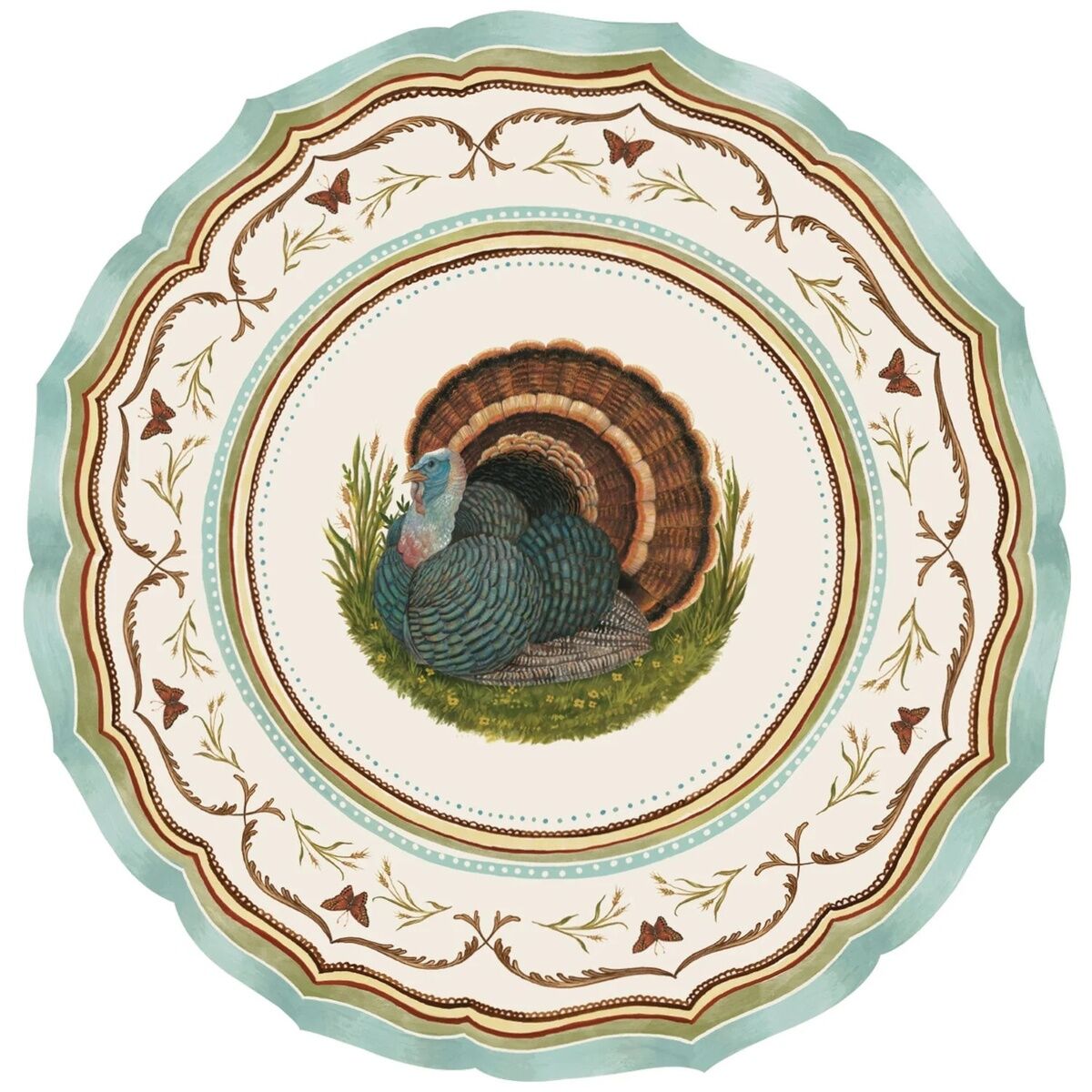 Die Cut Heritage Turkey China 12 Sheets