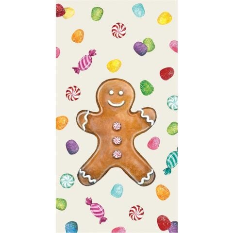 Gingerbread Guest Napkin Pack Of 16