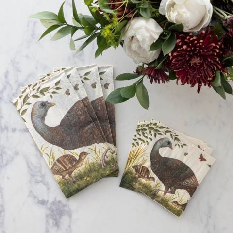 Heritage Hen  Guest Napkin Pack Of 20