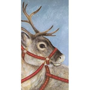 Dashing ReinDeer Coctail Napkin Pack Of 16