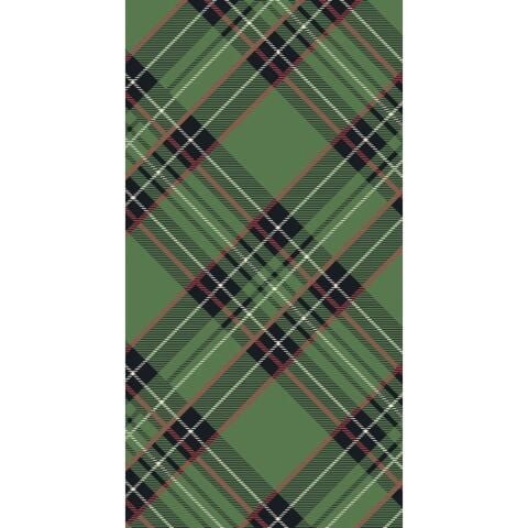 Geen Plaid Guest Napkin Pack Of 16