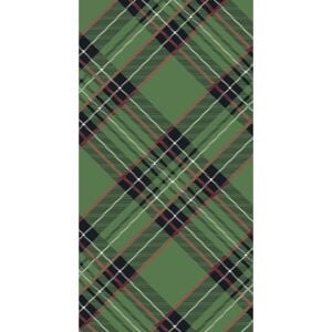 Geen Plaid Guest Napkin Pack Of 16