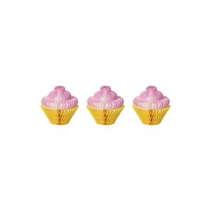 Honeycomb Small Cupcake Set of 3
