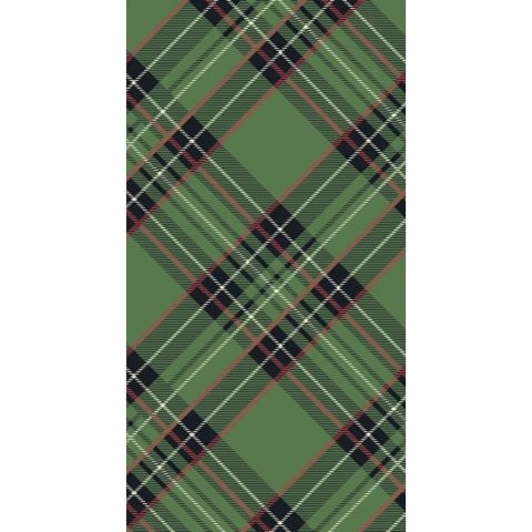 Geen Plaid Guest Napkin Pack Of 16