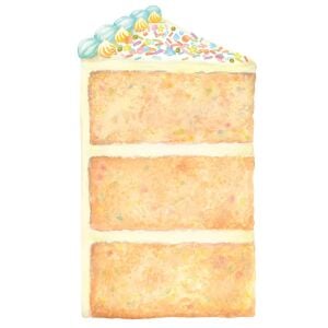 Cake Slice Masa Dekoru 12li Paket