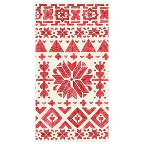 Fair Isle Guest Napkins Pack Of 16