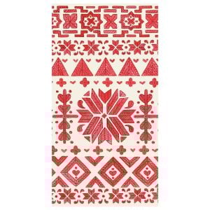 Fair Isle Guest Napkins Pack Of 16