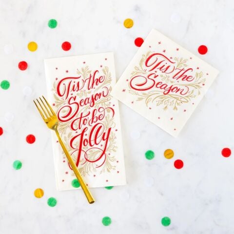 Tis the Season Cocktail Napkins Pack Of 16