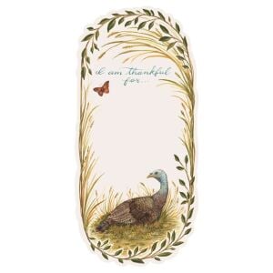 Thankful Turkey Table Card Pack Of 12