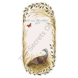 Thankful Turkey Masa Kartı 12li Paket