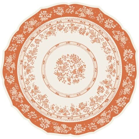 Die-cut Pumpkin Regal Placemat 12 Sheets
