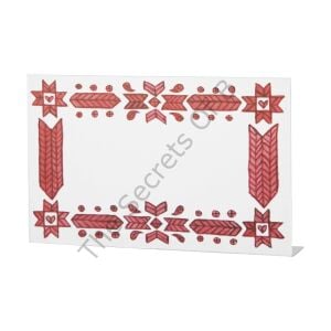 Fair Isle Masa Kartı 12li Paket