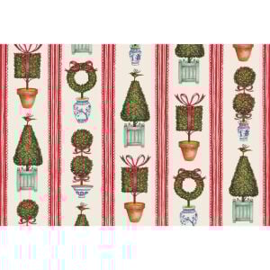 Holiday Topiary Placemat Pad Of 18 Sheets